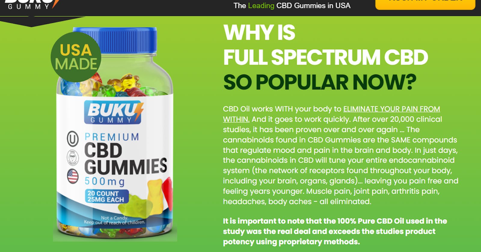 Discover the Delight of Buku CBD Gummies: Your Natural Wellness Solution