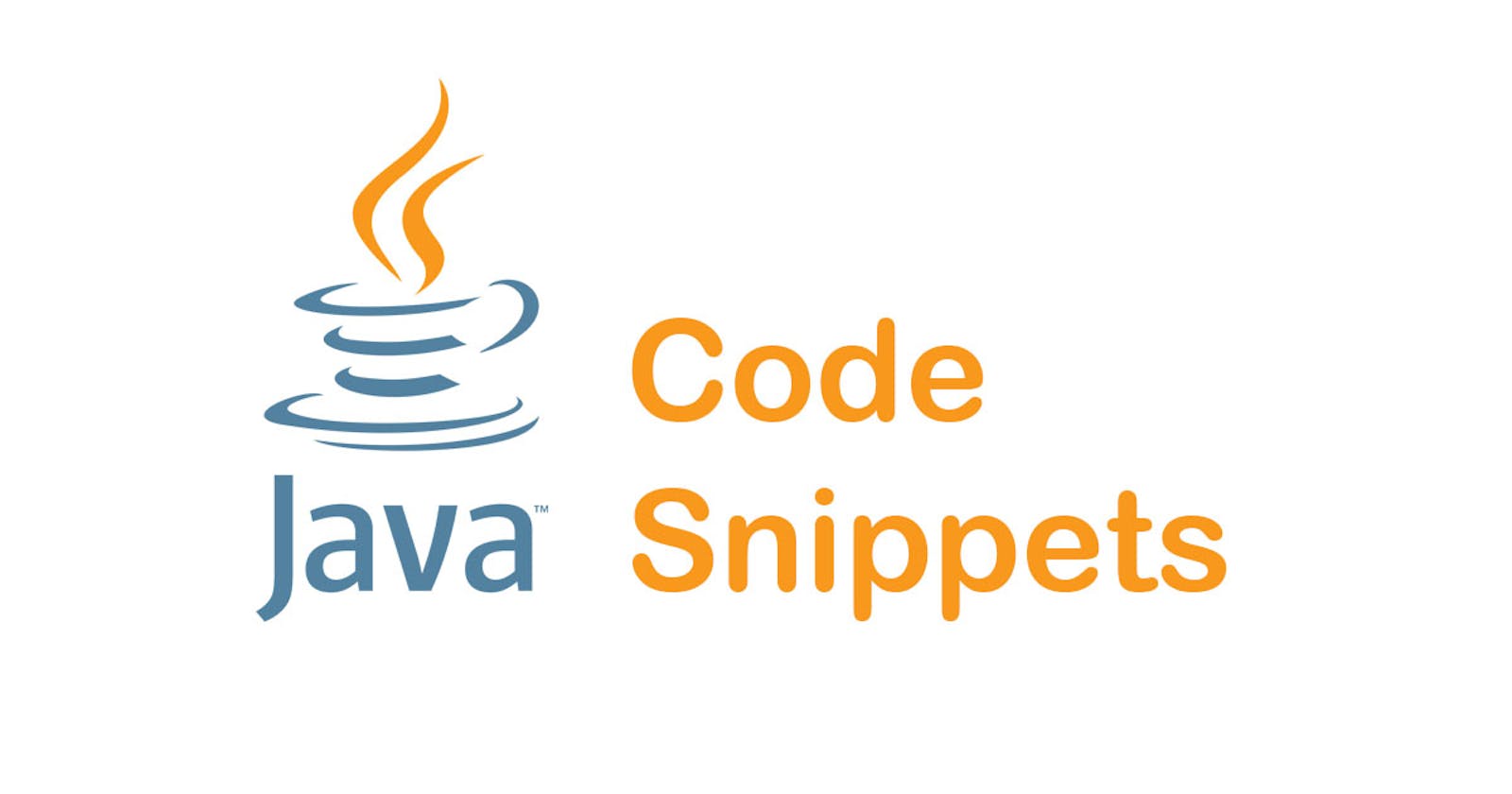Java Code Snippets I
