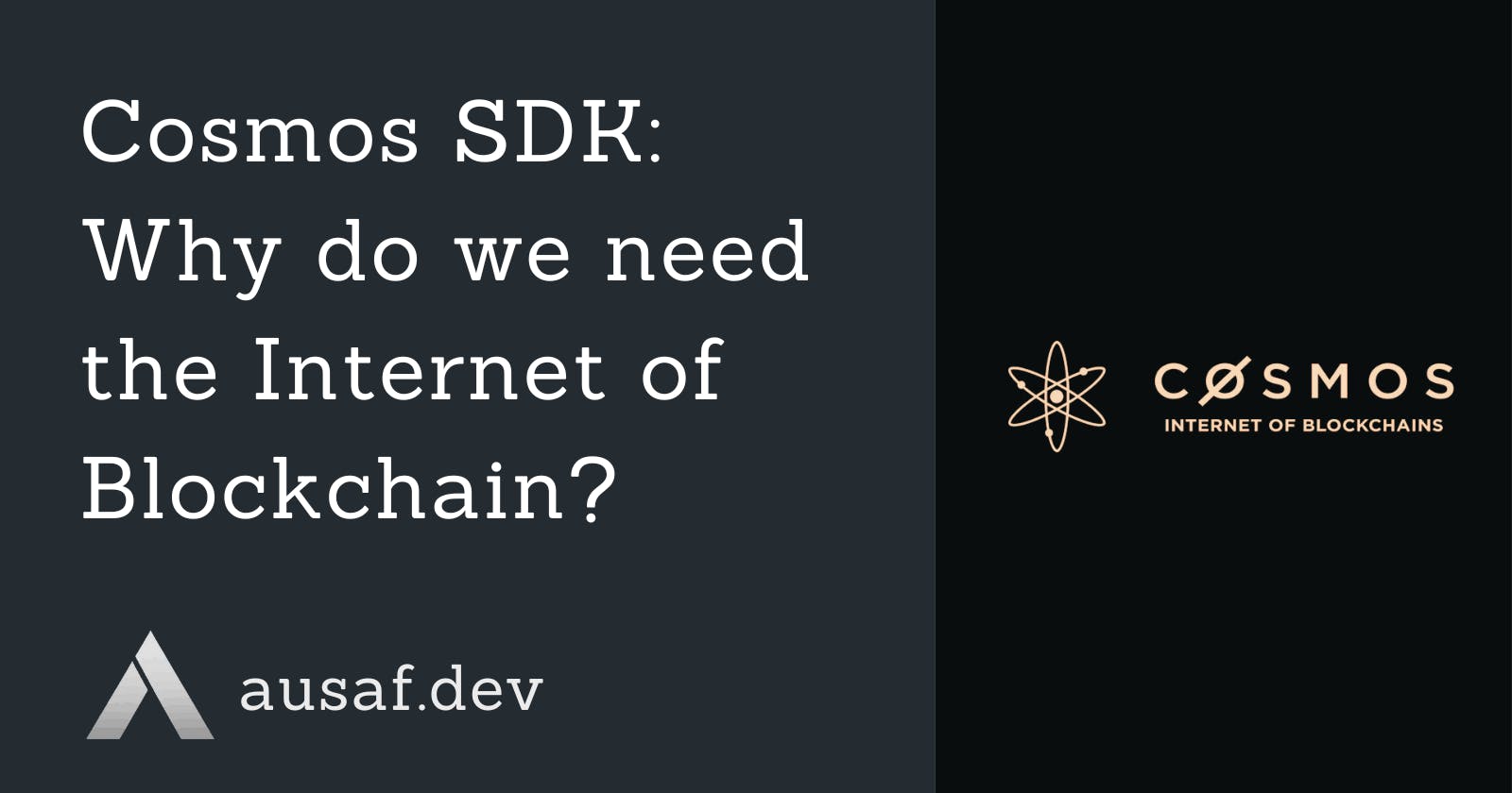 Cosmos SDK: Why do we need the Internet of Blockchain?