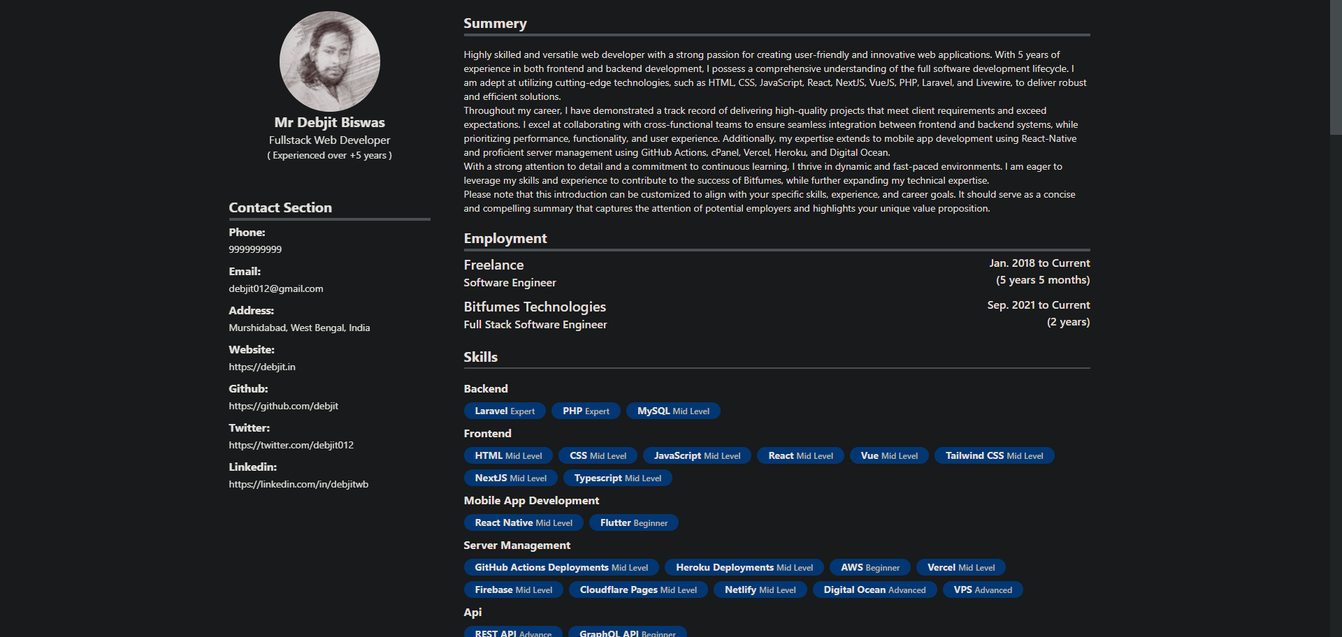 Opensource Multi Resume:  for Appwrite Hashnode Hackathon