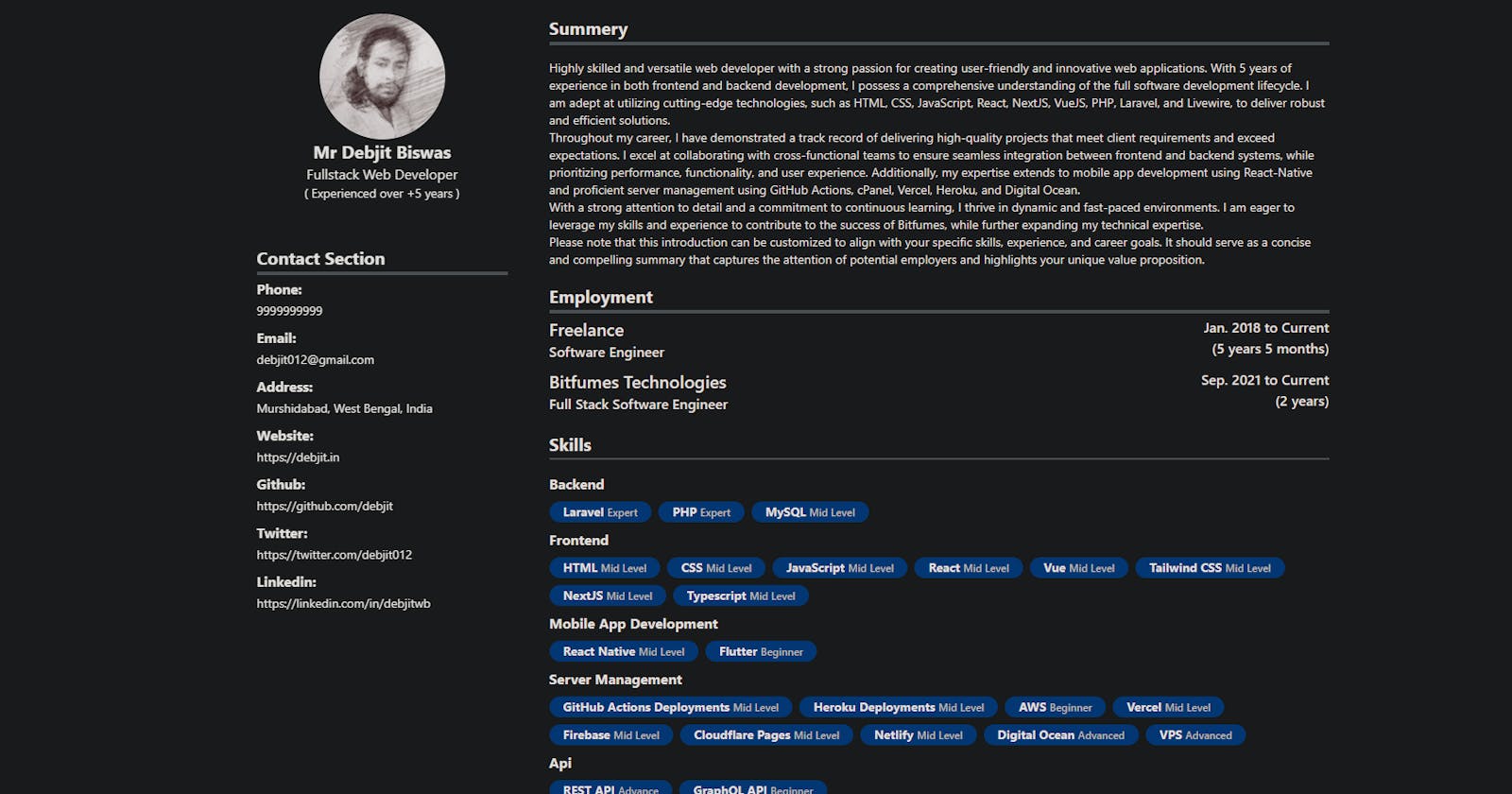 Opensource Multi Resume:  for Appwrite Hashnode Hackathon