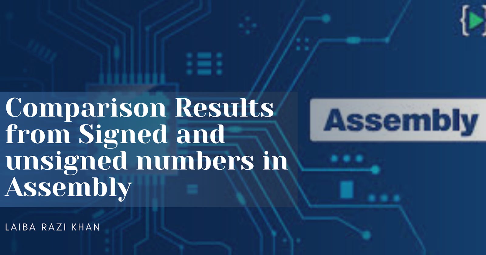 Comparison Results from Signed and unsigned numbers in  Assembly