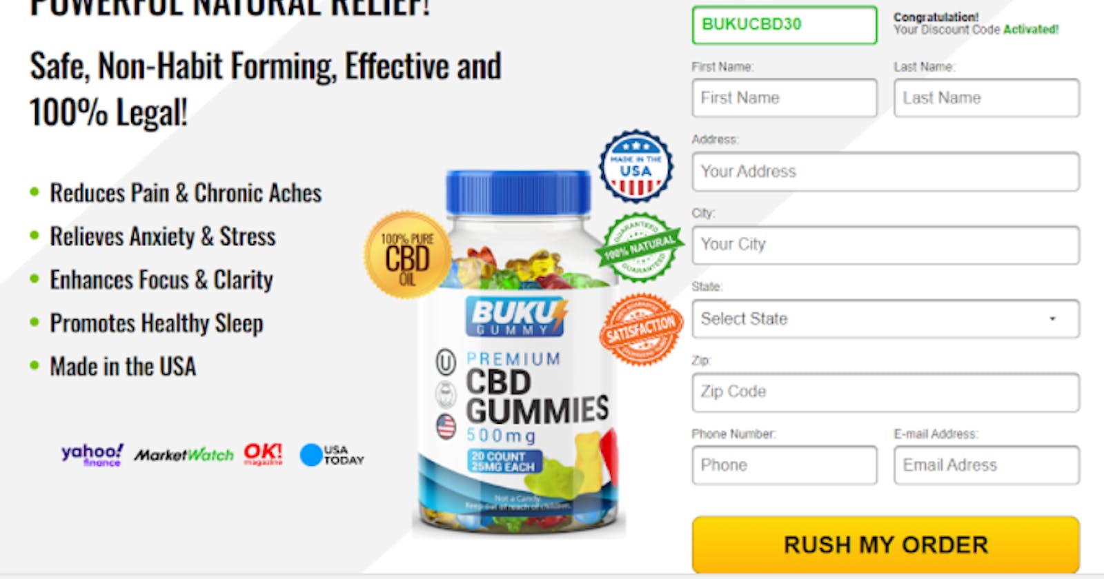 Buku CBD Gummies {Update 2023} -Benefits, Ingredients & side effects
