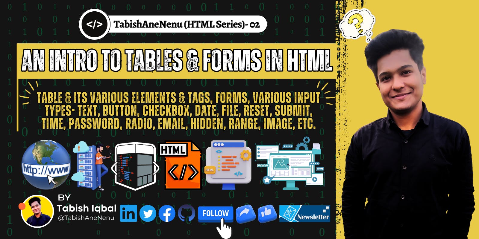 An Introduction to Tables & Forms in HTML