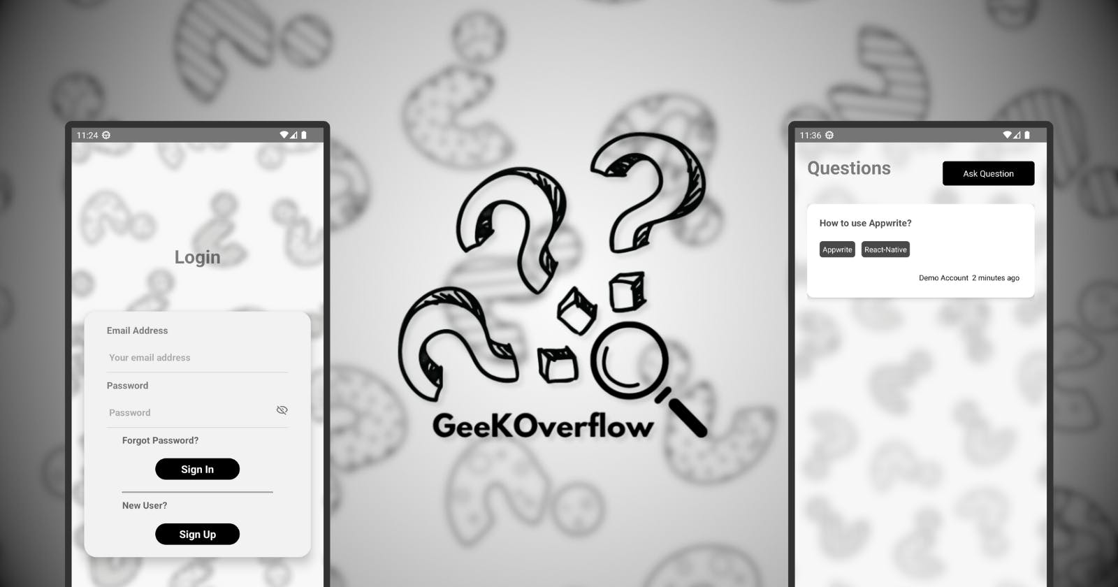 GeekOverflow: A React-Native App Powered by Appwrite!