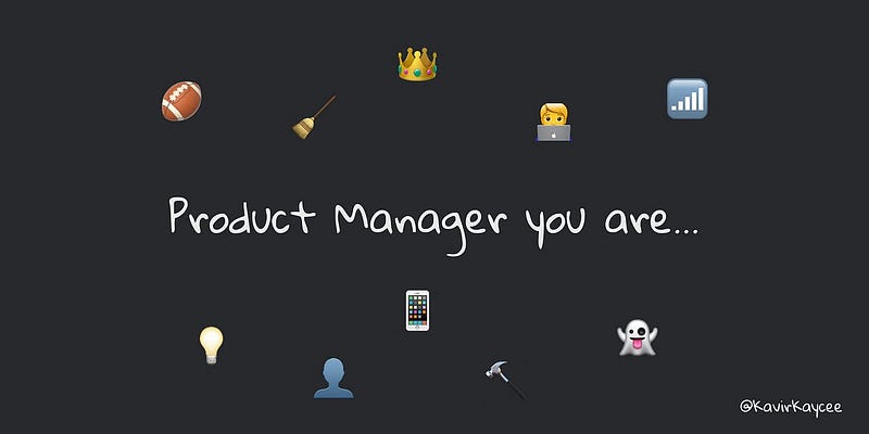 Product Manager you are