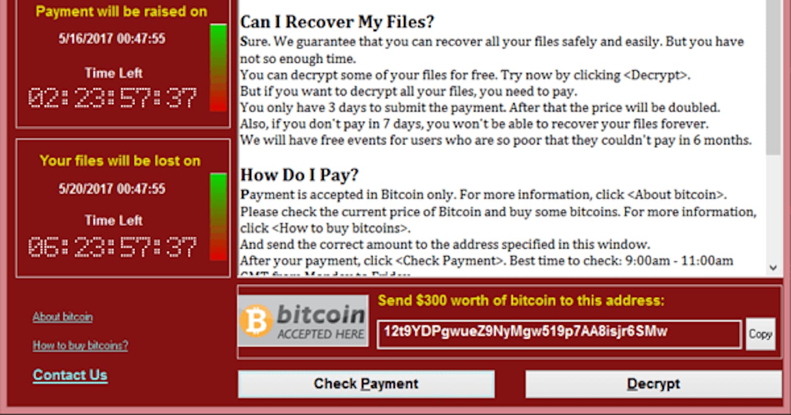 In-Depth Analysis Of An Old Famous Ransomware - Wannacry - PART.1