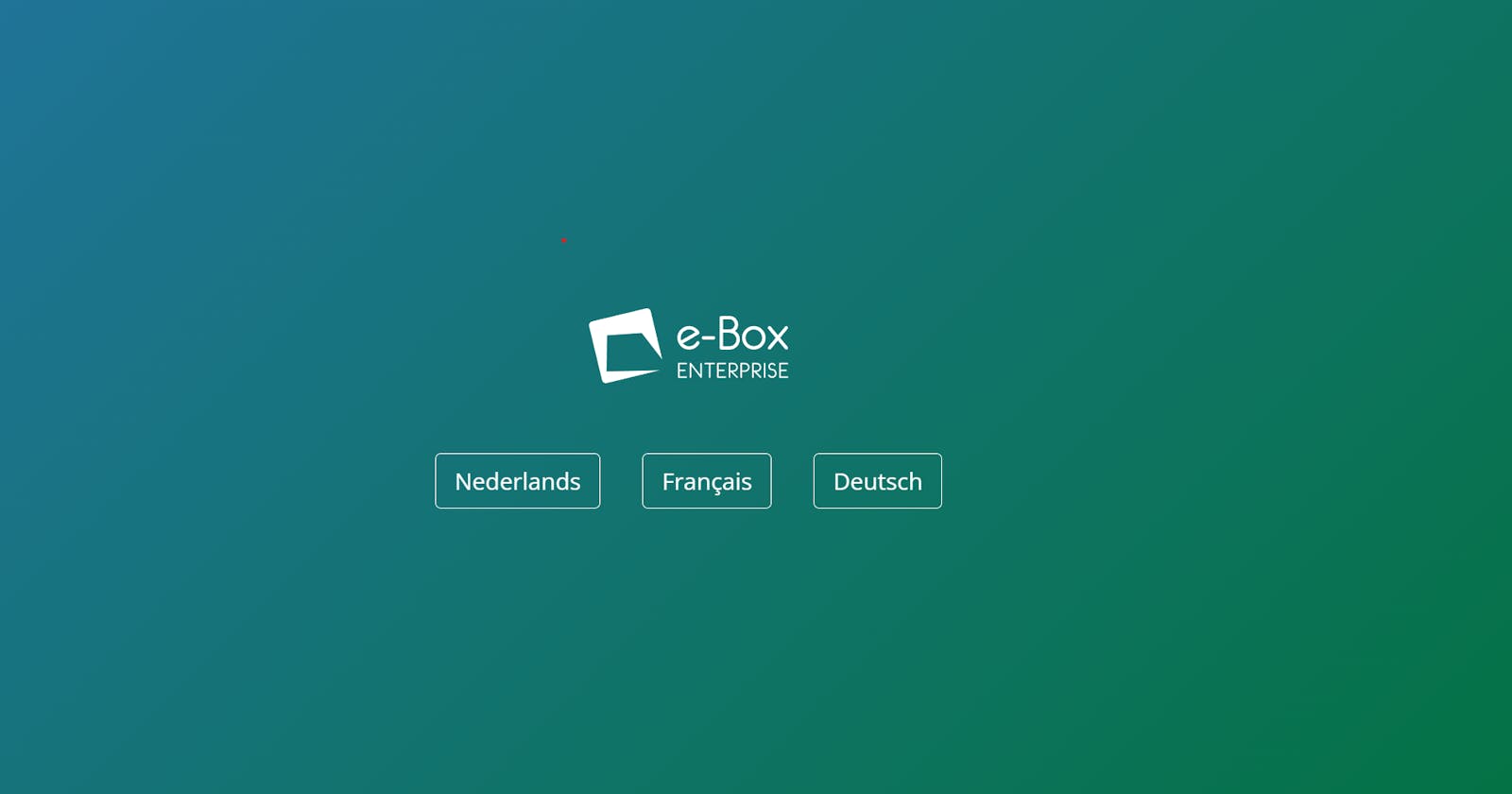 Welcome to Belgium: e-Box Enterprise