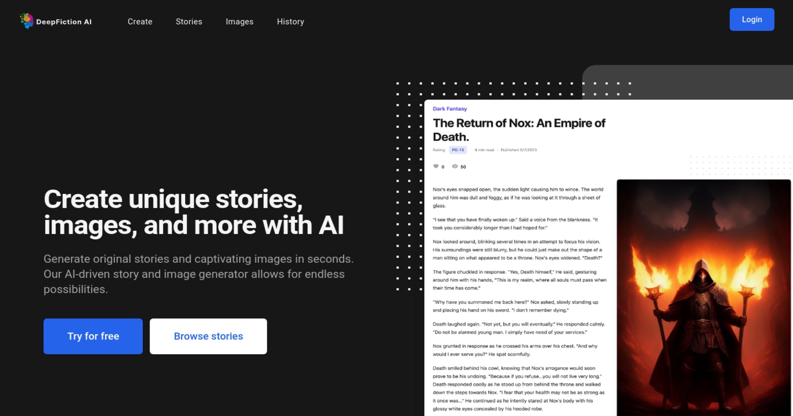 Explore the Power of DeepFiction AI for Creating Unique Stories and Images