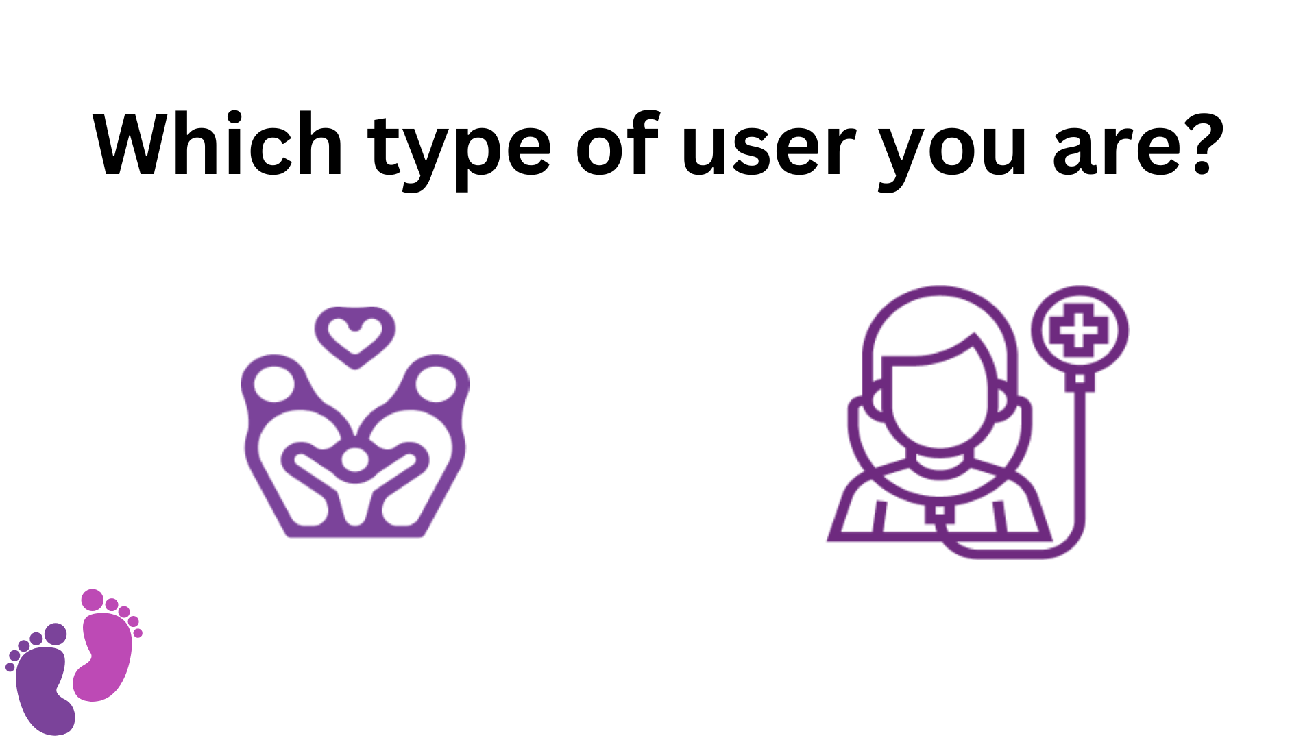 Week 2 of Coding: Choose User Type UI 👩‍👧‍👦 👩‍⚕️