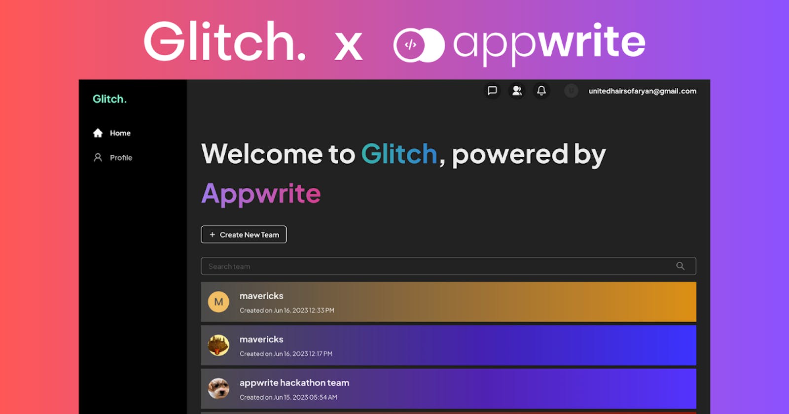 Introducing Glitch: A Hackathon Collaboration Tool Powered by Appwrite