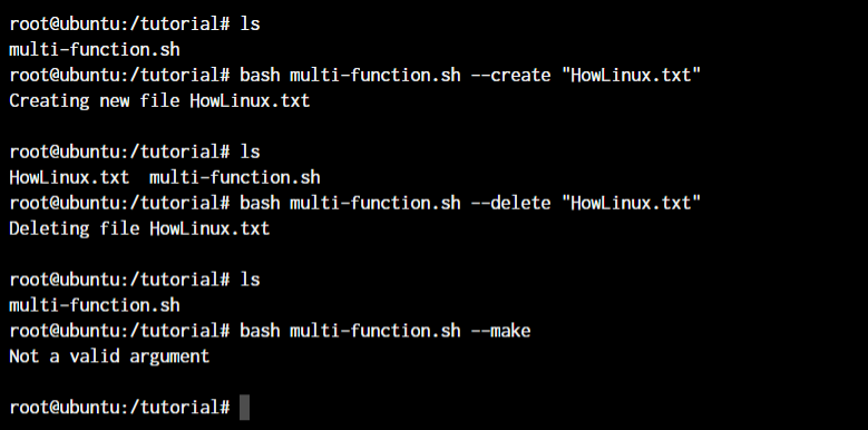 Linux Bash Shell Scripting