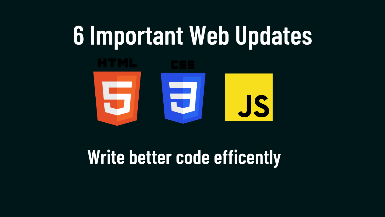 6 New Syntax Changes in Web Development