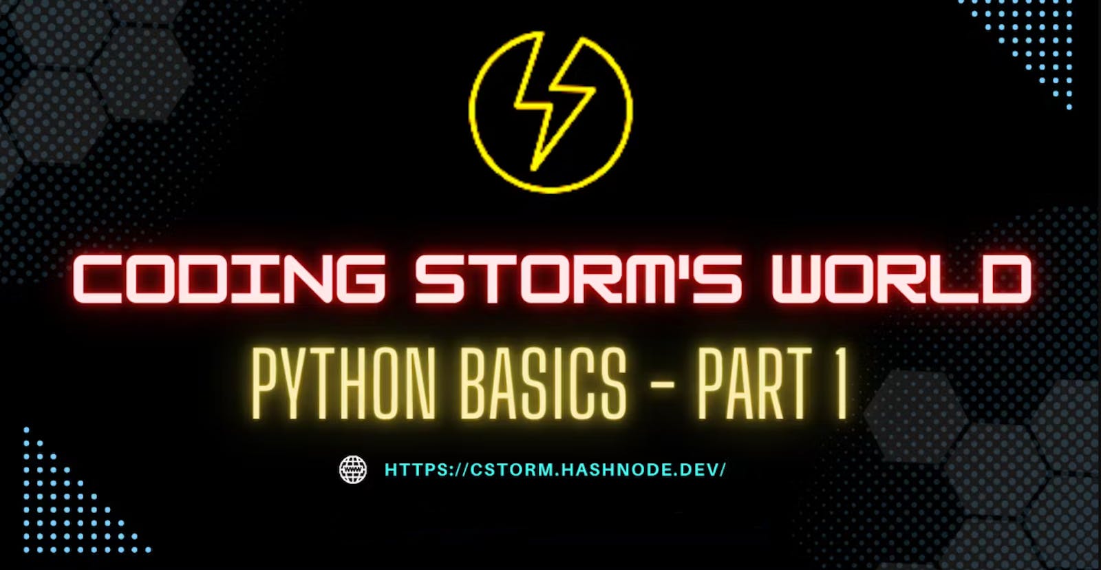 Python Basics - Part 1