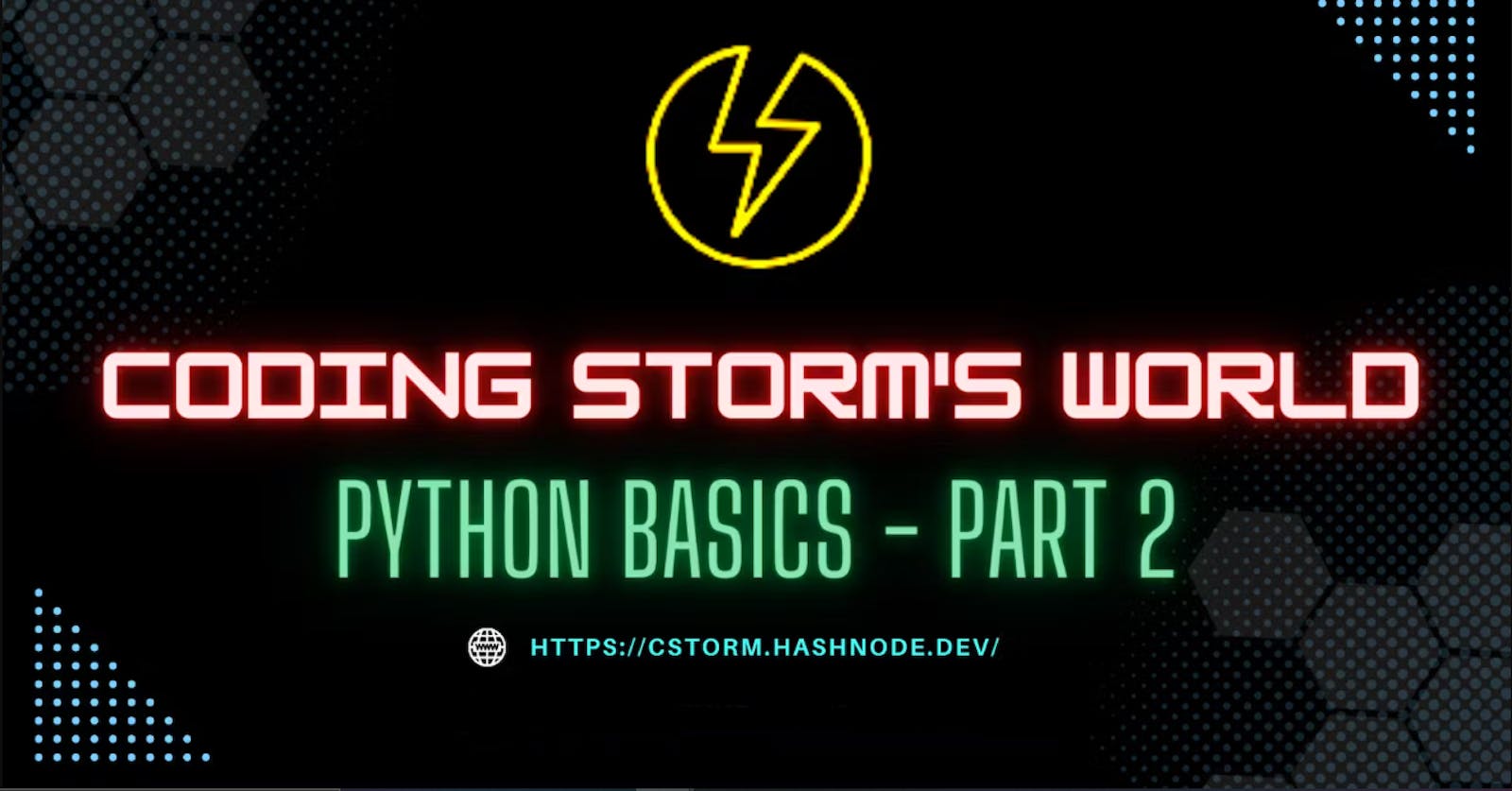 Python Basics - Part 2