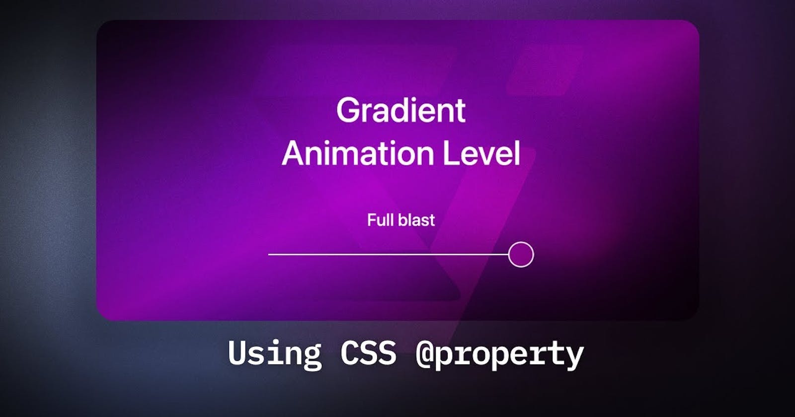 We can FINALLY animate gradients with CSS!