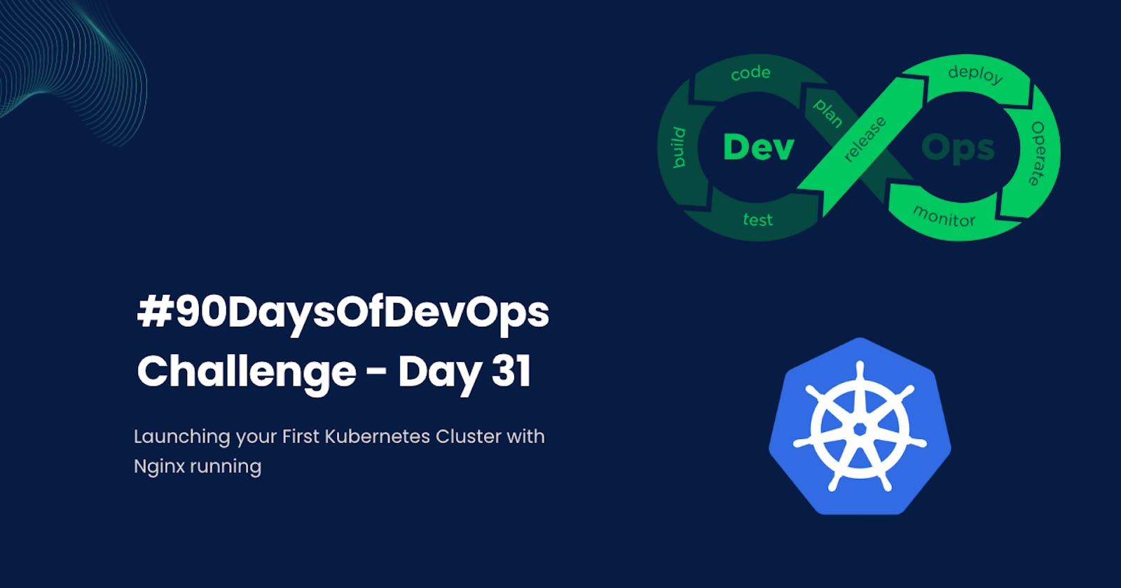 #90DaysOfDevOps Challenge - Day 31 - Launching your First Kubernetes Cluster with Nginx running
