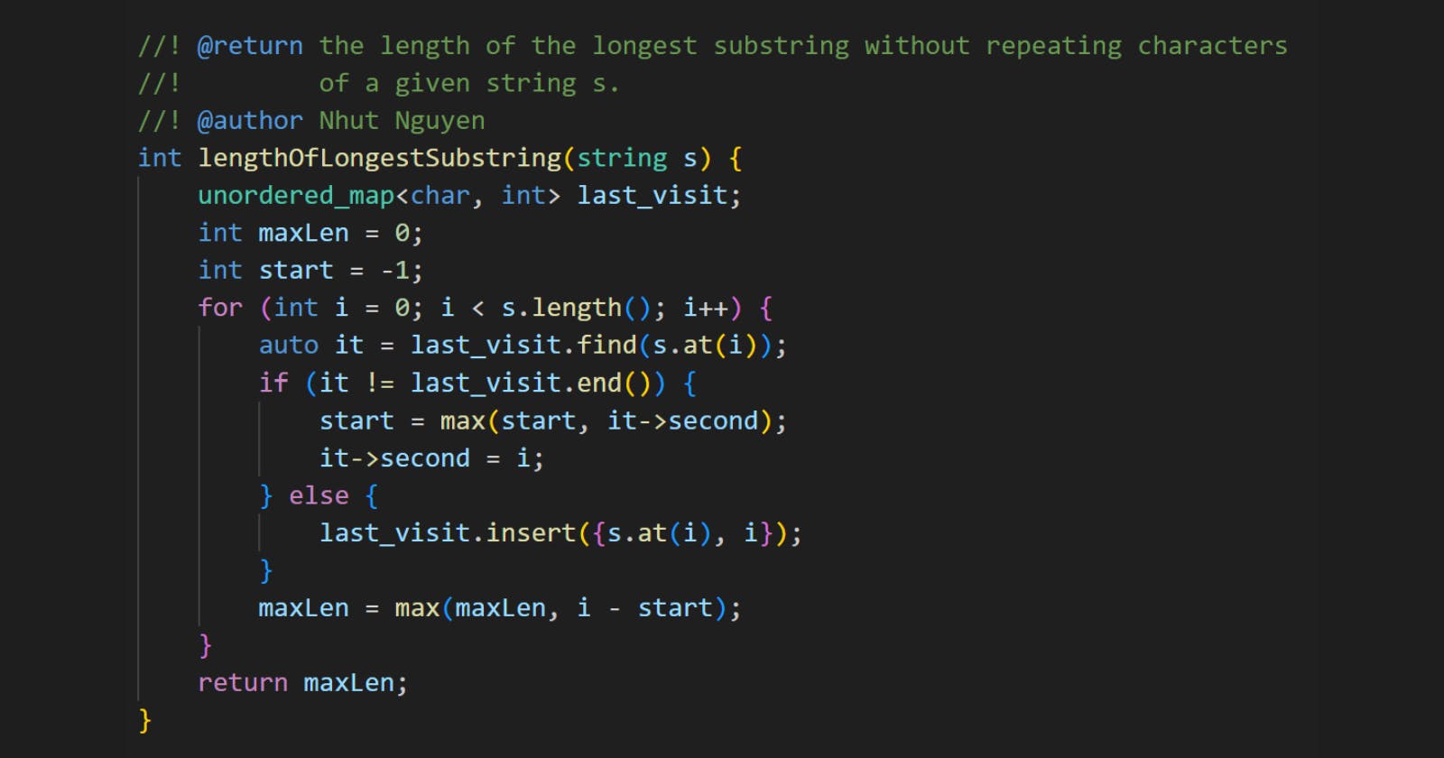 3. Longest Substring Without Repeating Characters