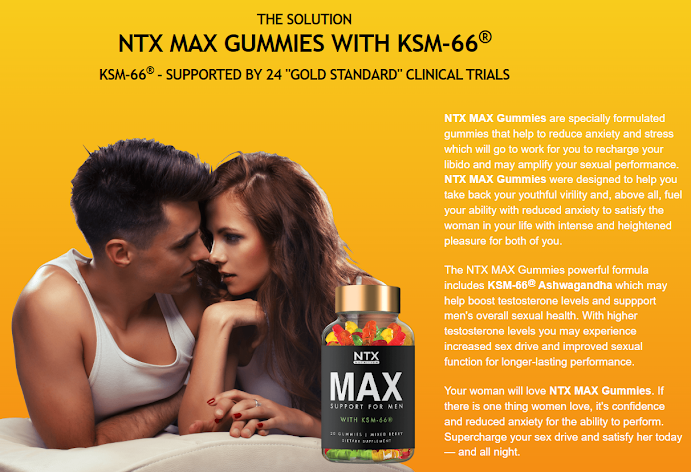Take Charge of Your Health with NTX MAX ME Gummies