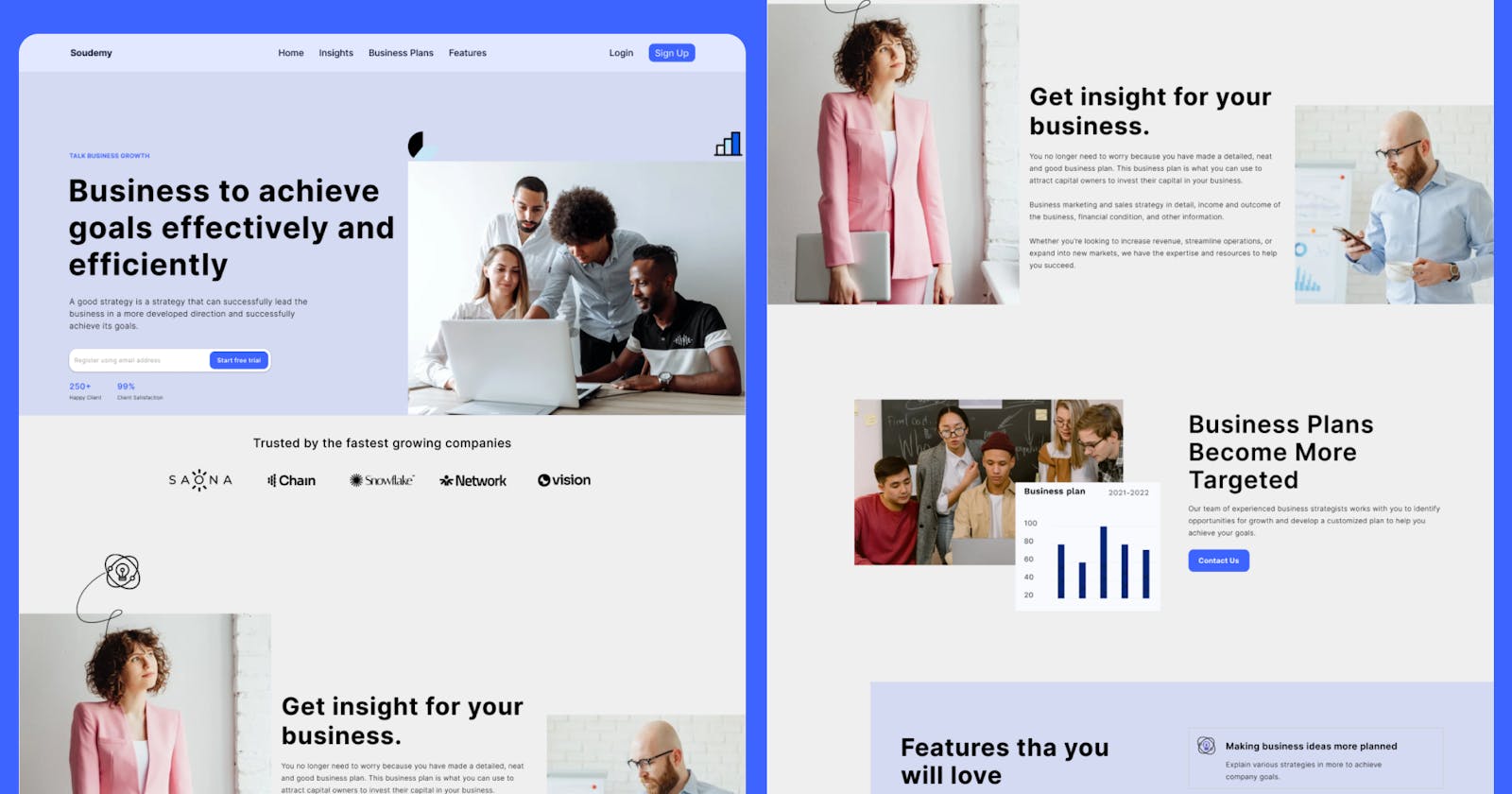 Business Landing Page Design Using Figma Step by Step
