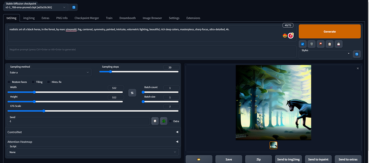 How to extend Automatic1111 & Stable Diffusion functionality using Extensions