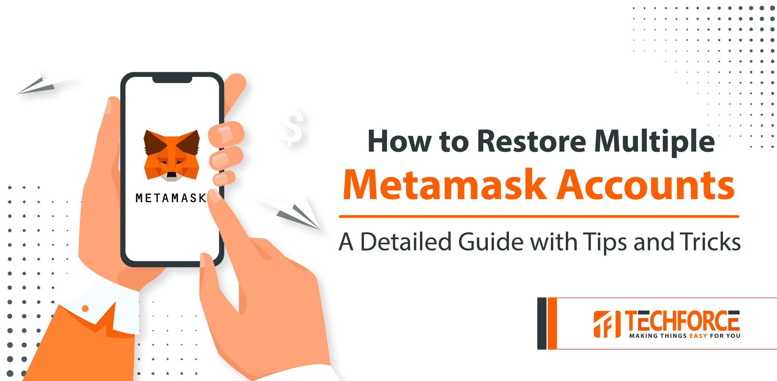 How to Restore multiple Meta Mask Accounts: Tips and Tricks no one tells you !