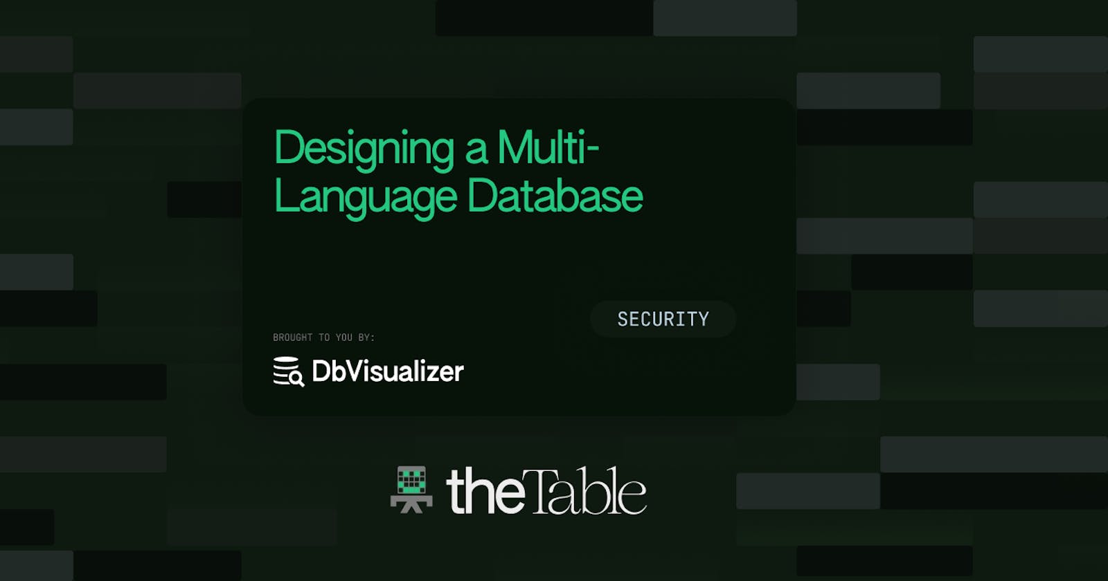 Designing a Multi-Language Database