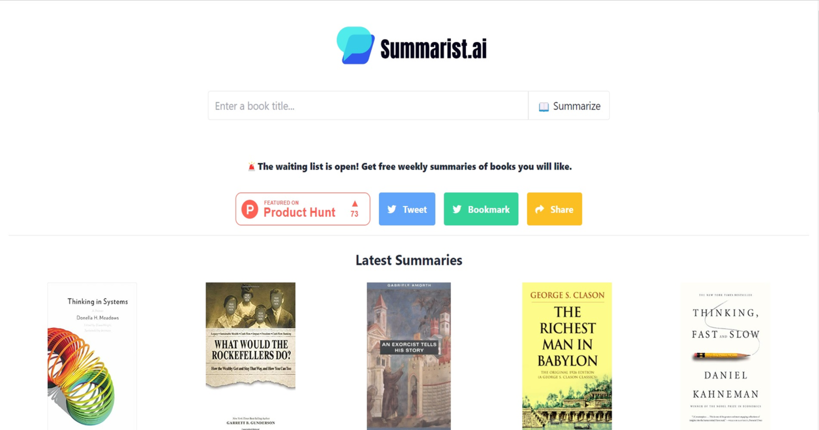 Summarist.ai - Discover the Power of AI-Powered Book Summaries