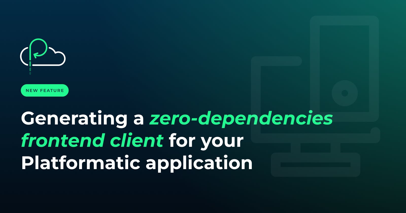 Generating a zero-dependencies frontend client for your Platformatic application