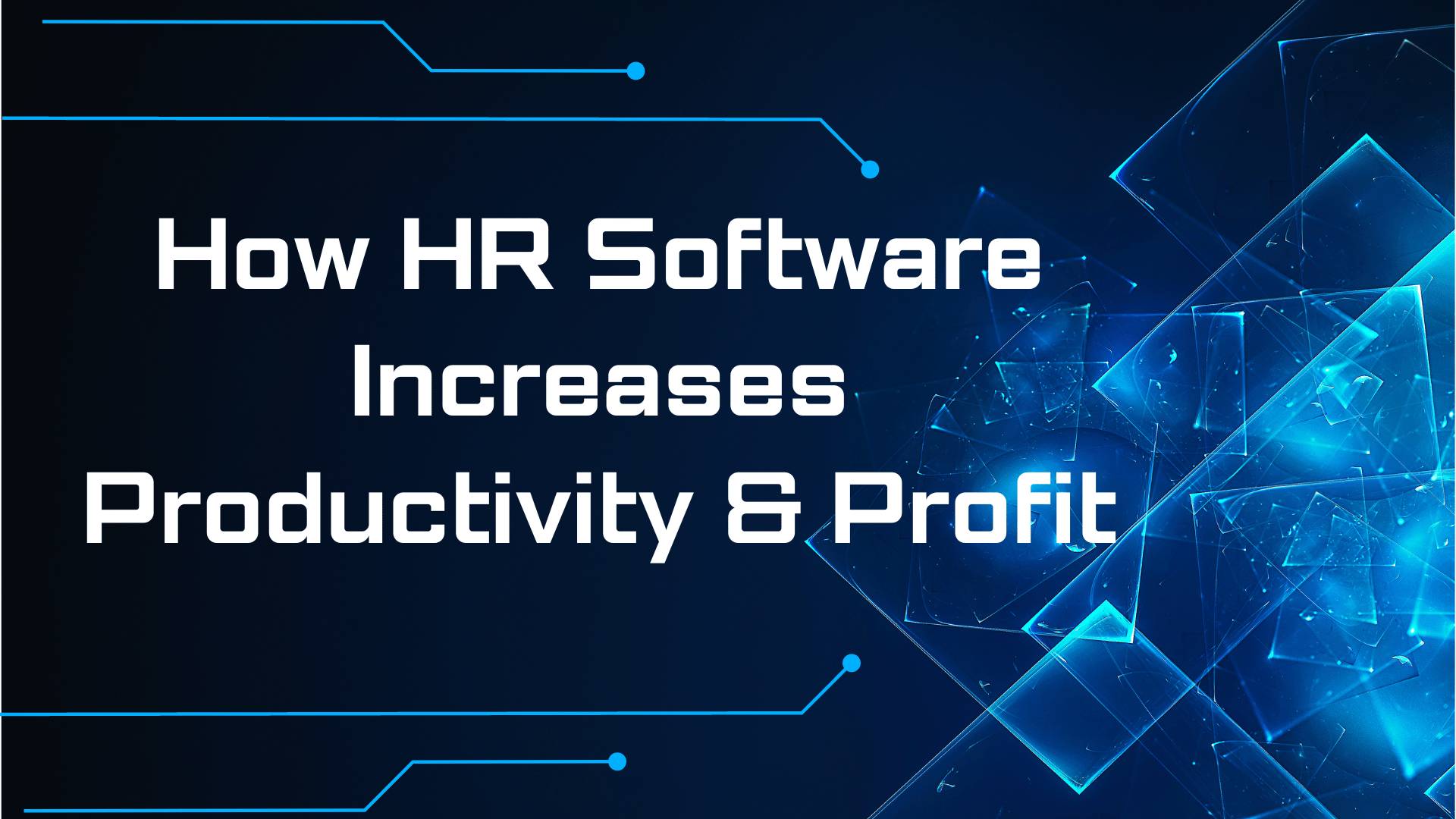 How HR Software Increases Productivity & Profit