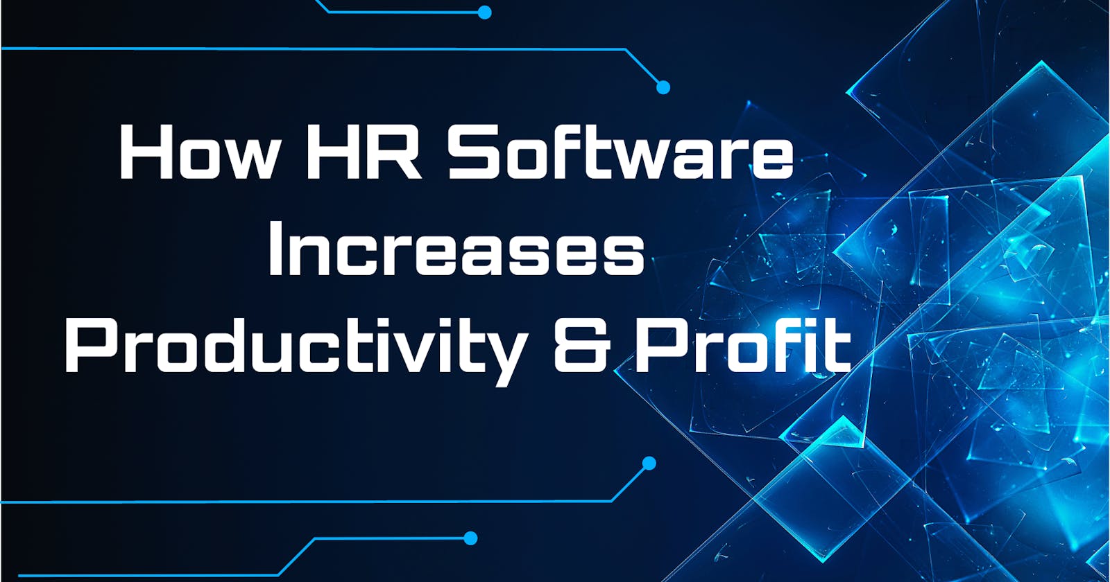 How HR Software Increases Productivity & Profit