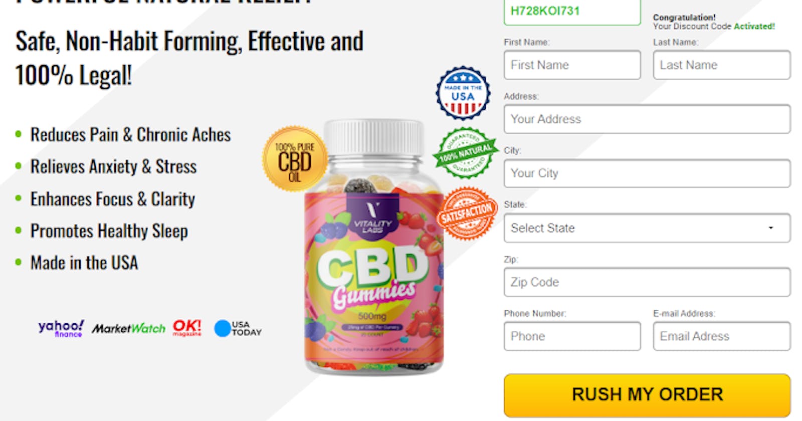 Vital Labs CBD Gummies THE MOST POPULAR CBD GUMMY BEARS IN UNITED STATES READ HERE REVIEWS, BENEFITS, SIDE EFFECT, INGREDIENTS, DOES IT REALLY WORK? I
