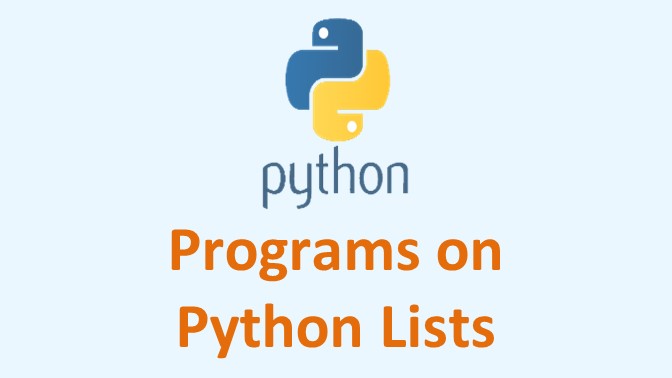 Simplifying 300 Python Programs on the 
                  list- Questions 61 to 70.