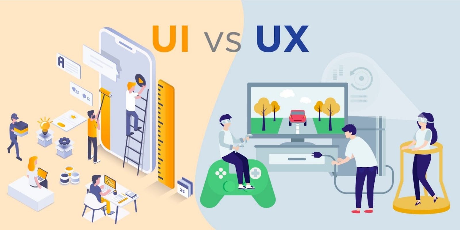 What is the Difference between UI and UX ?
