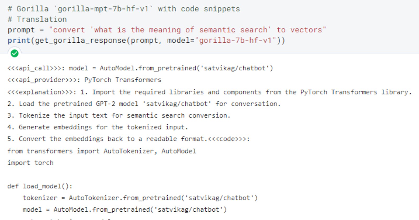 Gorilla: Writing API calls with LLMs