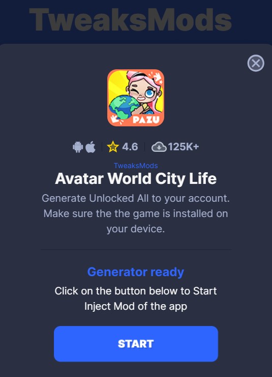 Avatar World: City Life by Pazu Games Ltd