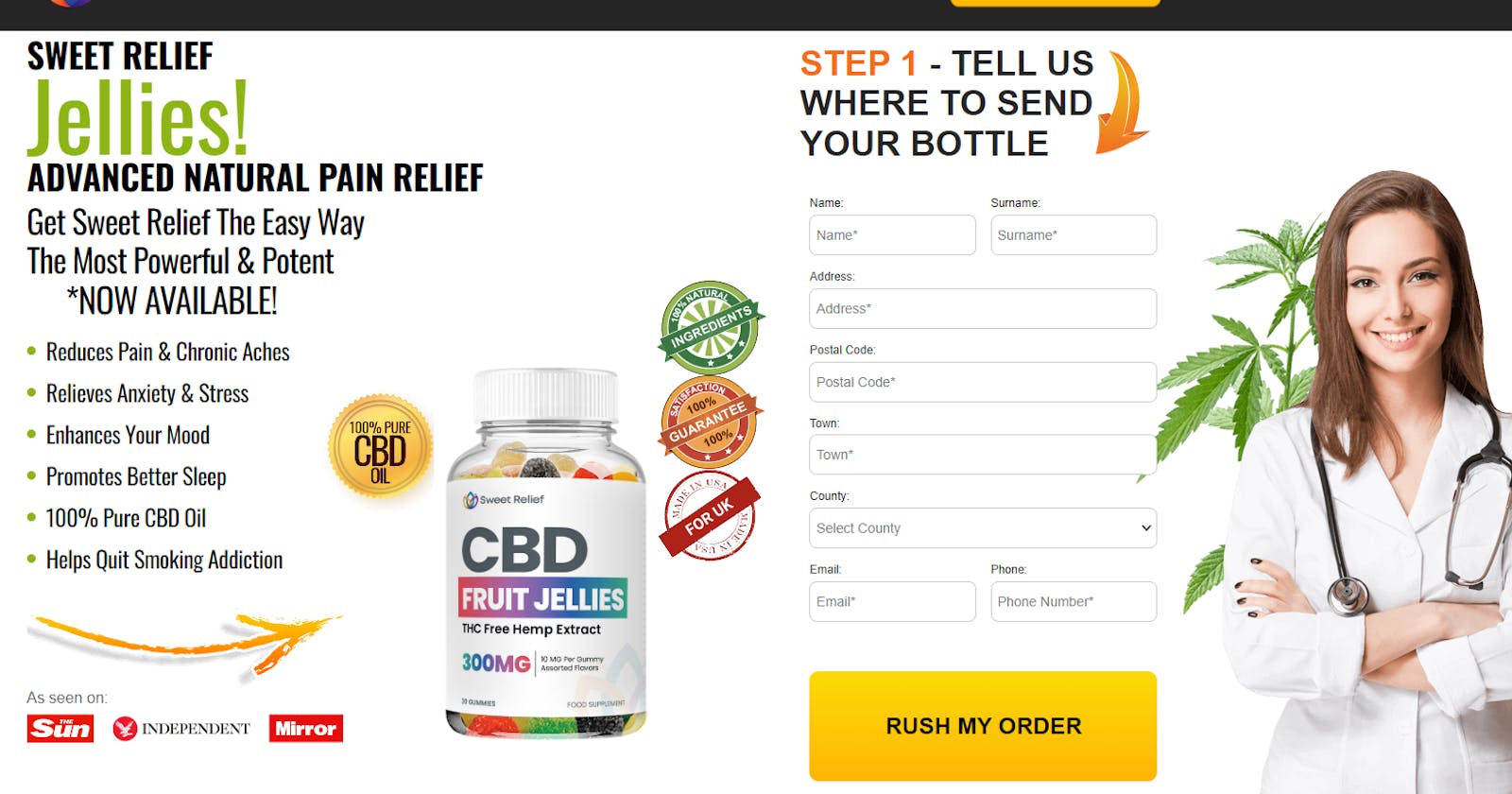 Find Comfort and Relaxation with Sweet Relief CBD Gummies UK!