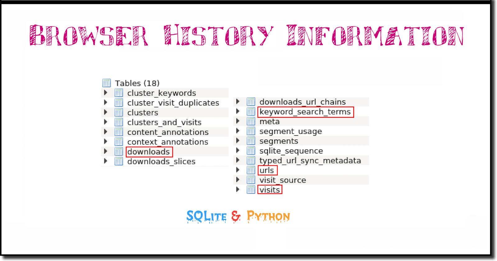 Blink-based Browser history info