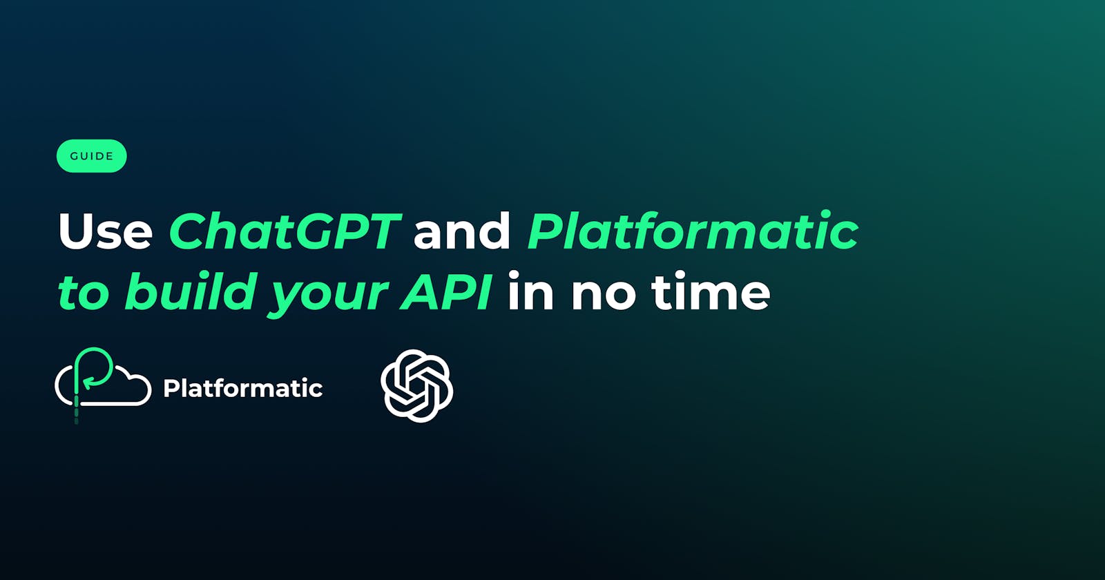 Use ChatGPT and Platformatic to Build Your API in No Time
