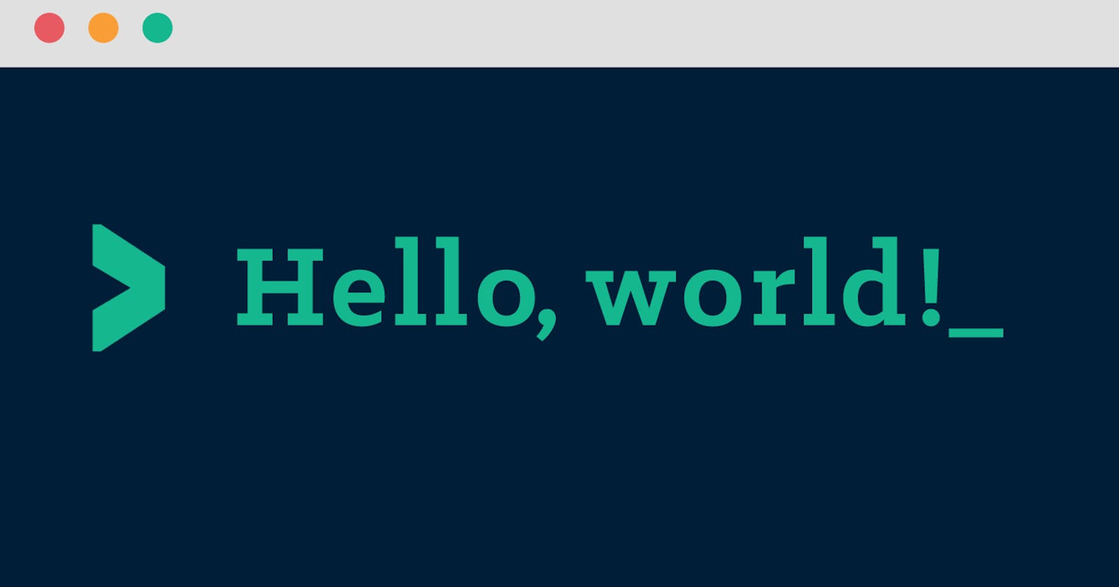 Why do we start learning a programming language with "Hello World!" ?