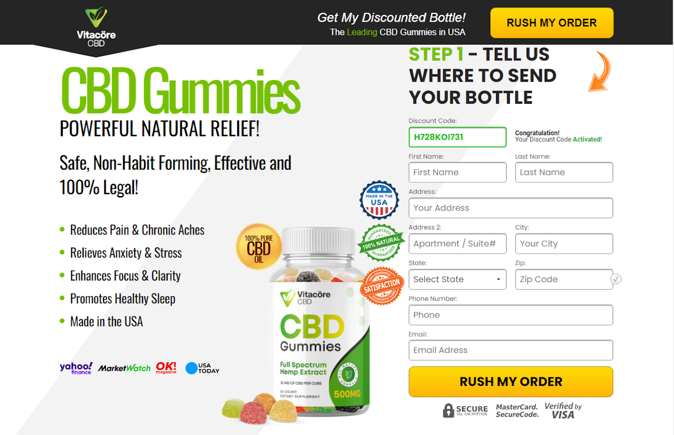 Vitacore CBD Gummies Reviews – (Exposed 2022) Shark Tank Gummies Does It Really Work?