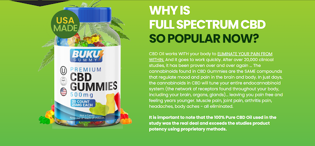 Buku CBD Gummies [Pain Relief Gummy] Natural Ingredient, Advantage Or Results!