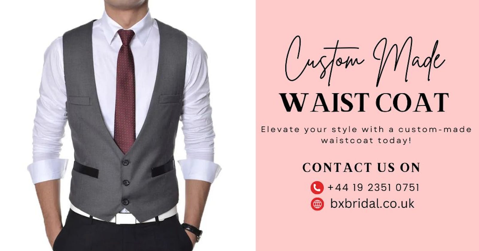 Get the Best Custom Made Waistcoat in the UK at BX Bridal & Groom