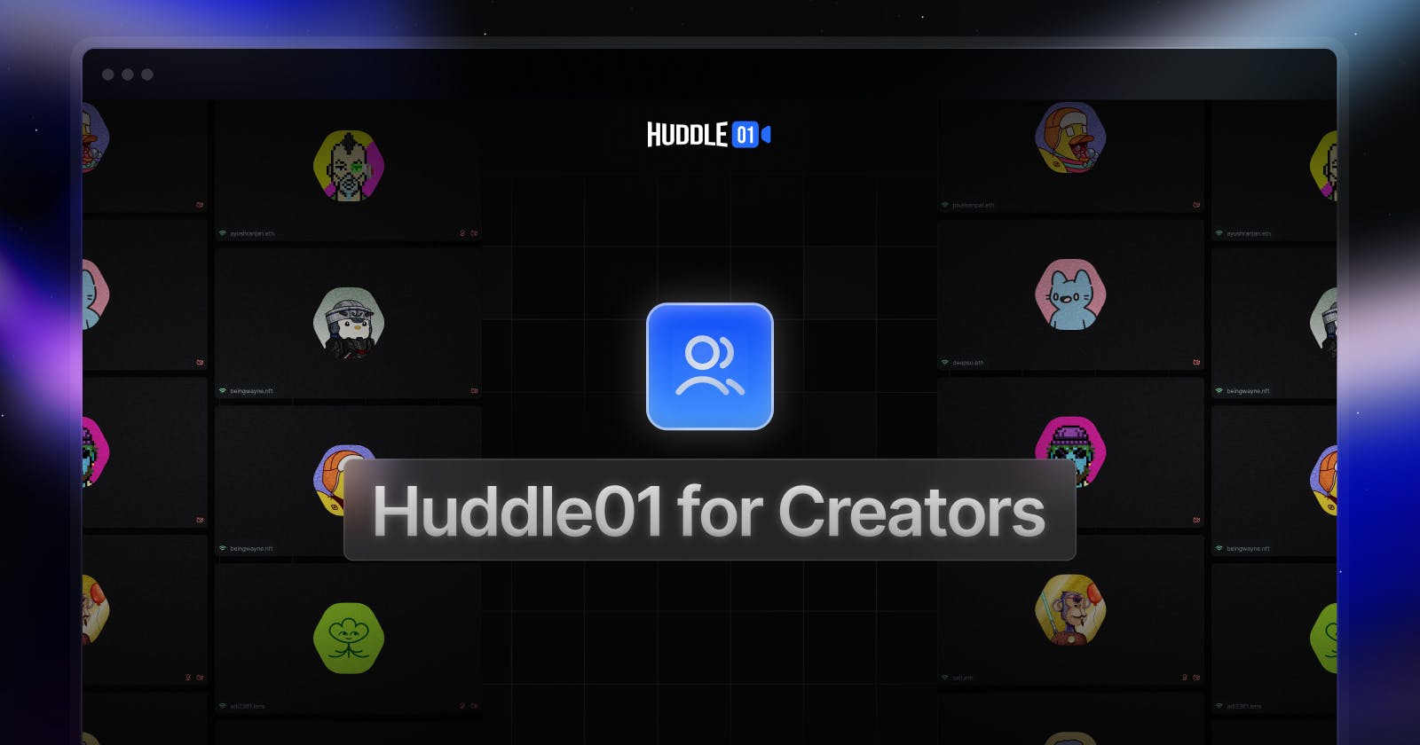 Power up your content and community with Huddle01 for Creators 📹 👥