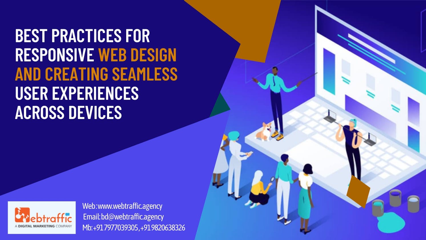 Best practices for responsive web design and creating seamless user experiences across devices