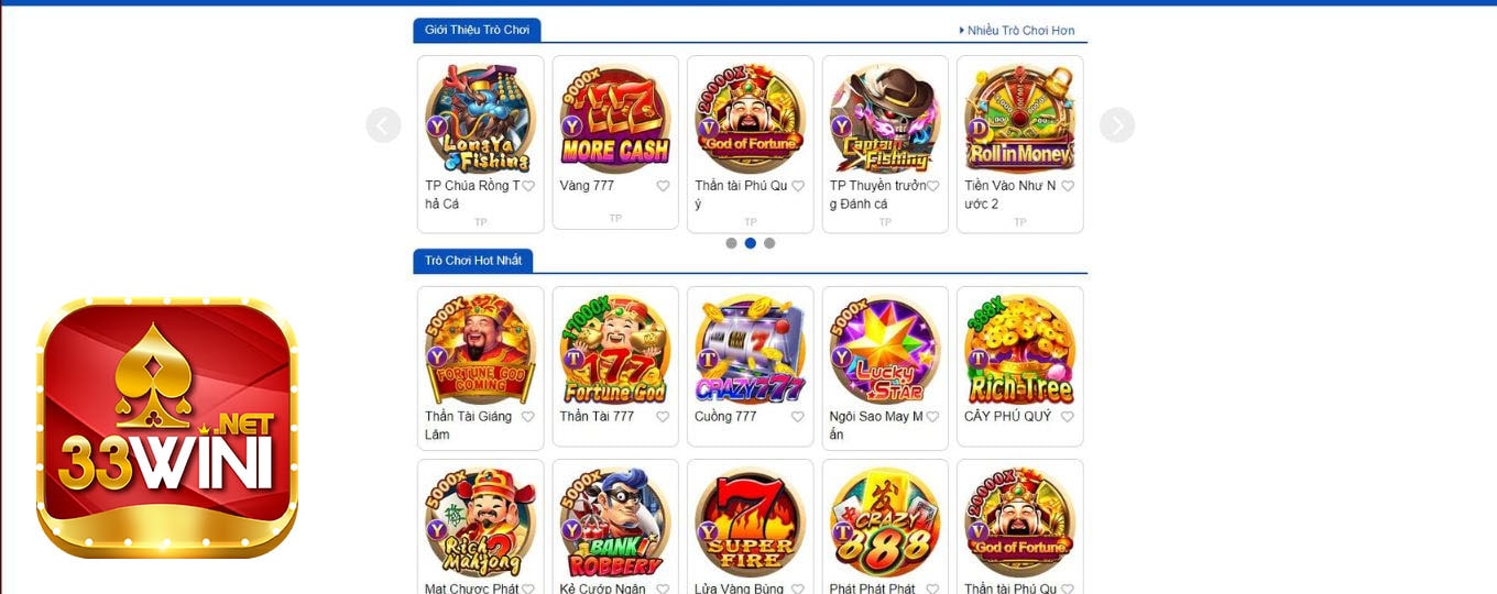 ⭐️Nổ Hũ 33WIN - Chơi game NỔ HŨ trực tuyến