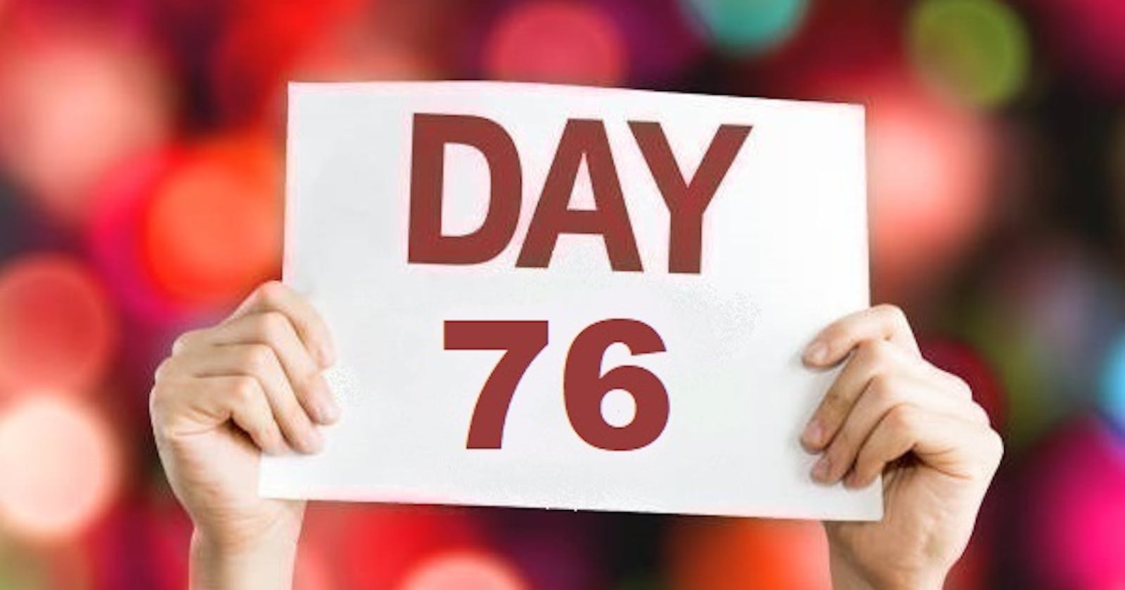 Day76 ---> 90DaysOfDevOps Challenge @TWS