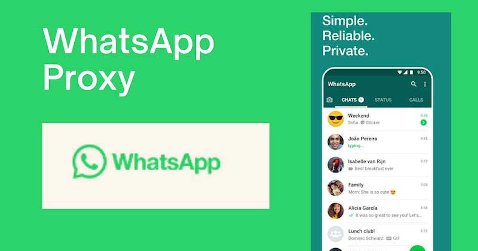 WhatsApp Proxy // Use //Risk