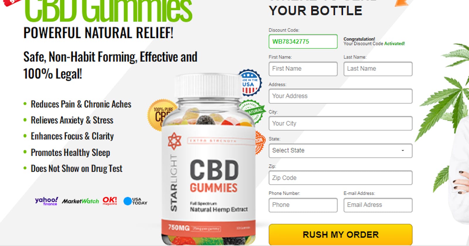 Starlight CBD Gummies Reviews SHOCKING Report Know The Side Effects And Ingredients Used In CBD Gummies ?