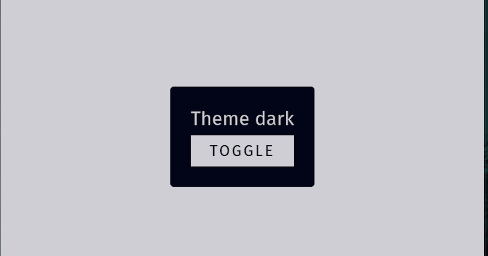 Implementing Dark Theme in a React App with Vite, TypeScript, and Tailwind CSS